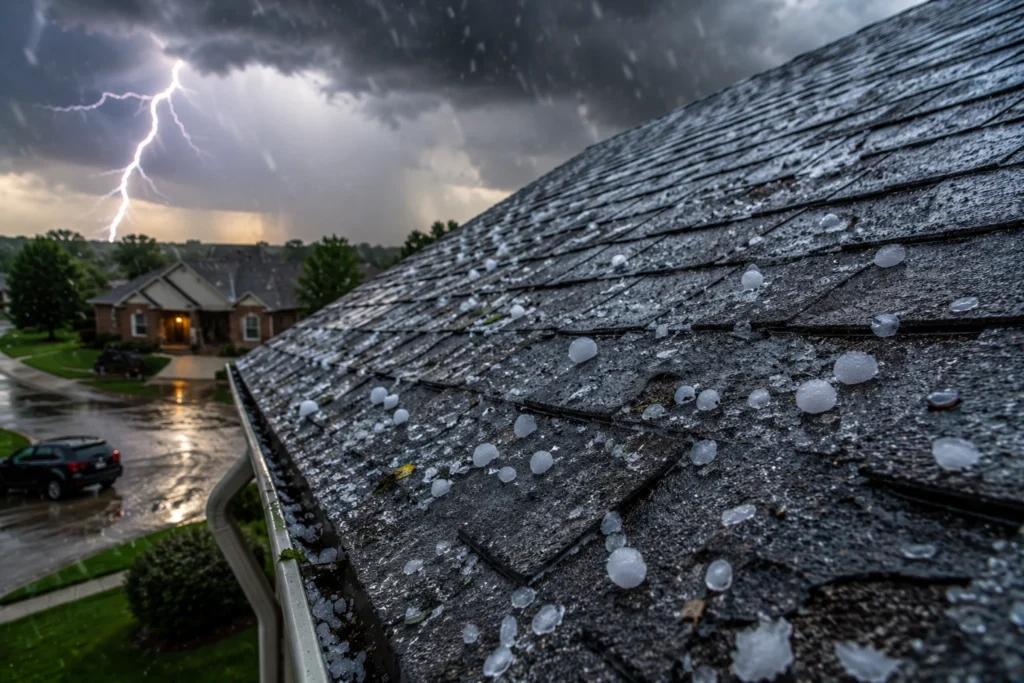 Hail Damage Roof Insurance Claim 2